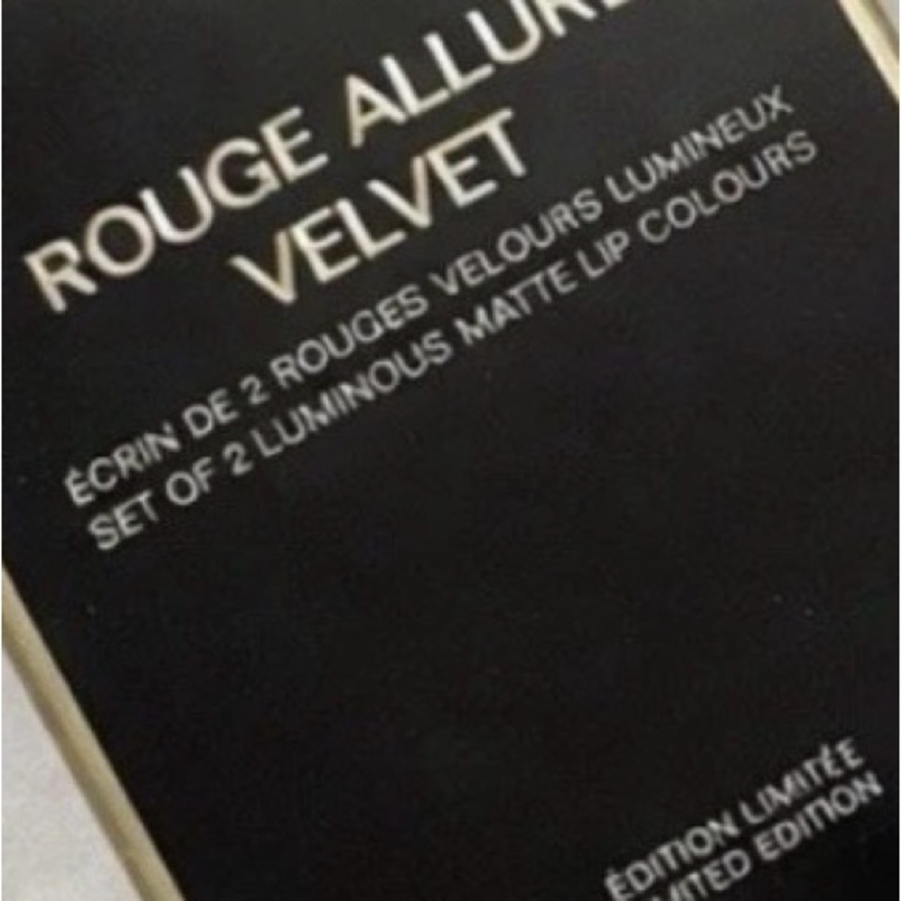 CHANEL Rouge Allure Velvet Limited Edition Lipstick Set 478 Rencontre 479 Crush - Picture 6 of 7
